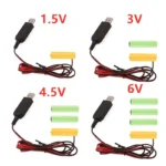 USB battery eliminator kit with multiple dummy cells and voltage options