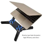 Foldable USB Laptop Cooling Stand with Dual Fans
