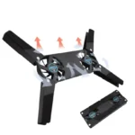Foldable USB Laptop Cooling Stand with Dual Fans