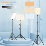 USB LED studio fill light panel with bi-color and dimmable features