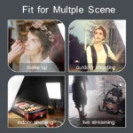USB LED studio fill light panel with bi-color and dimmable features