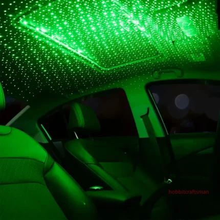 USB car star projector light with flexible gooseneck