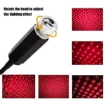 USB car star projector light with flexible gooseneck