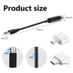 USB car star projector light with flexible gooseneck