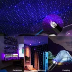USB car star projector light with flexible gooseneck