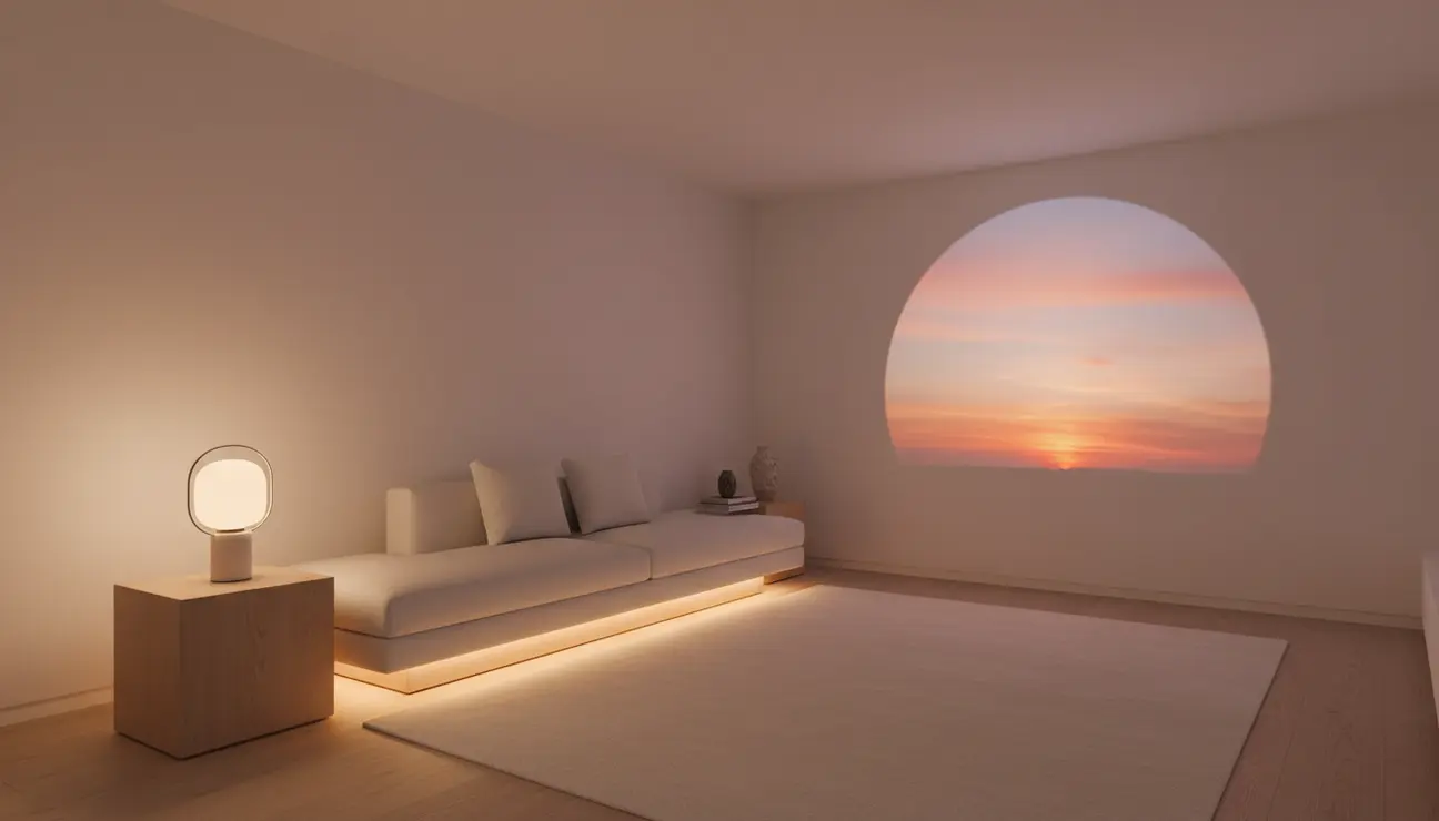 Viral lighting trends creating a minimalist room sanctuary.