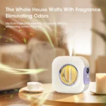 Wall Mounted Aromatherapy Diffuser with Night Light and Digital Display