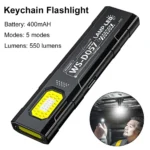 WUSHANG WS-D057 COB Work Light with clip and USB-C charging.