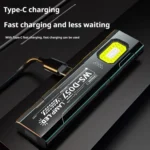 WUSHANG WS-D057 COB Work Light with clip and USB-C charging.