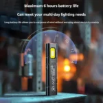 WUSHANG WS-D057 COB Work Light with clip and USB-C charging.