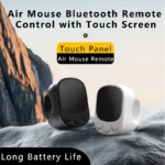 Wearable Bluetooth ring remote with touch screen for phone control