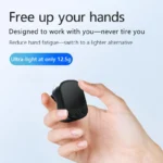 Wearable Bluetooth ring remote with touch screen for phone control