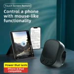 Wearable Bluetooth ring remote with touch screen for phone control