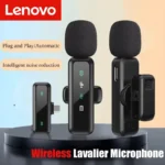 Dual wireless lavalier microphone system for iPhone and Android
