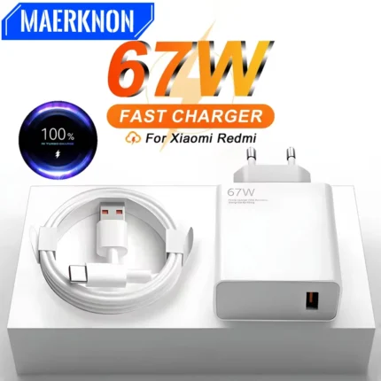 Xiaomi 67W Turbo Fast Charger with USB-C Cable