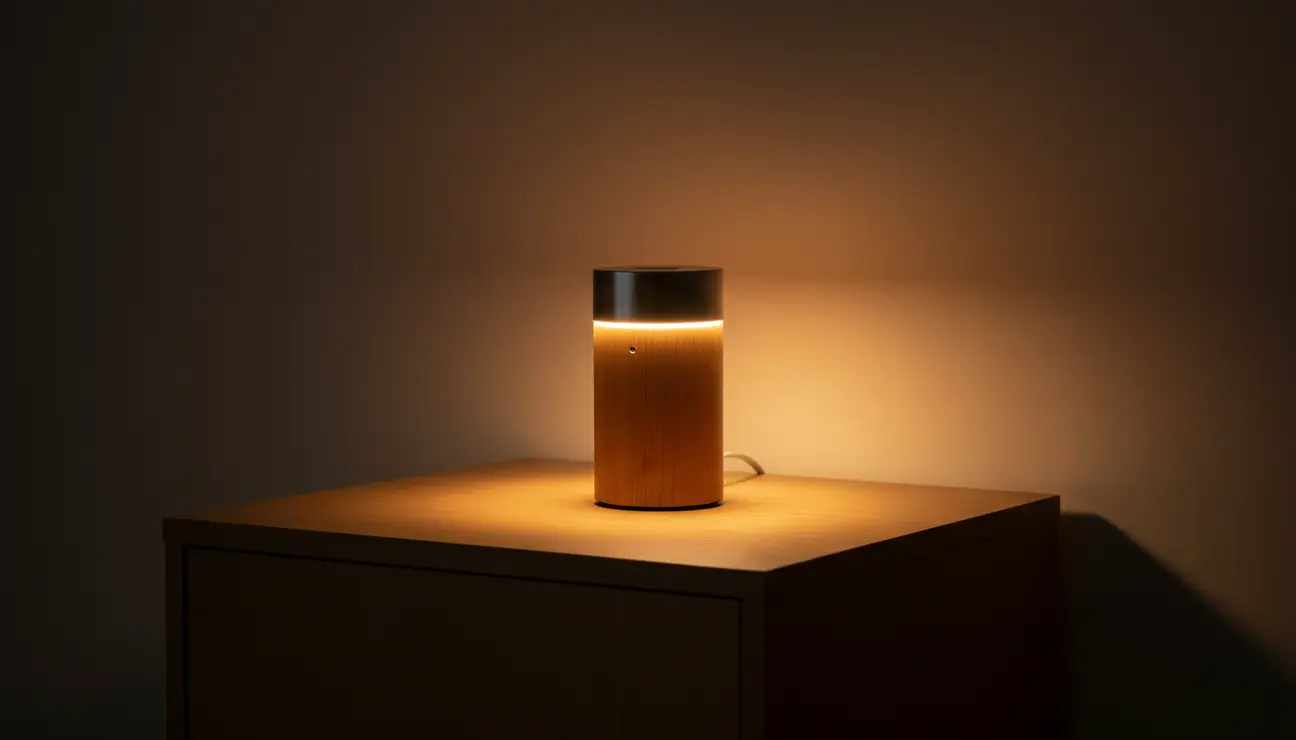 Zentic GlowMotion sensor light with warm amber glow.